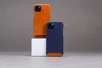 Genuine Leather Full Coverage Case for iPhone 15シリーズ