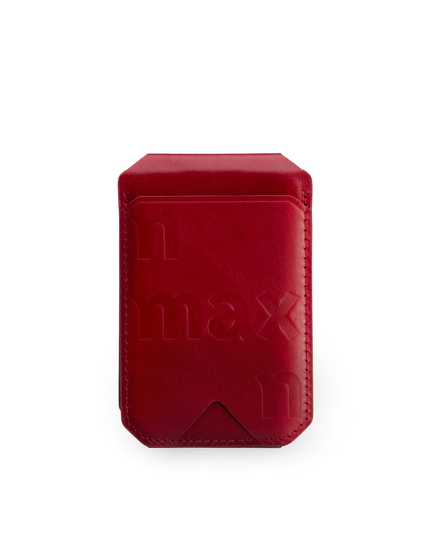 Genuine Leather Stand Card Holder for MagSafe-Compatible Phones　本革製カードホルダースタンド