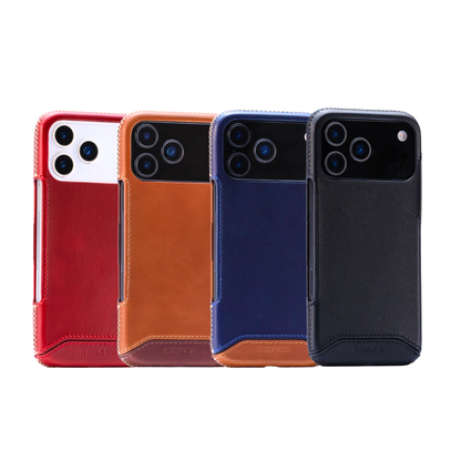 Genuine Leather Full Coverage Case for iPhone 17シリーズ