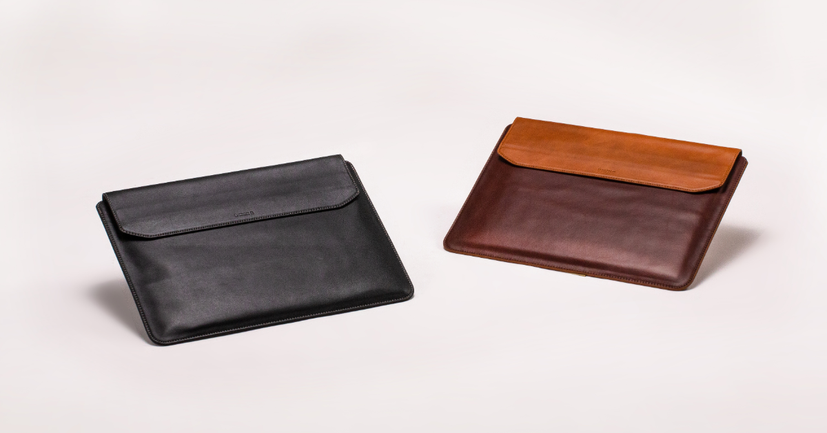 Genuine Leather Sleeve case “Fleeve” for laptop 15,16inch