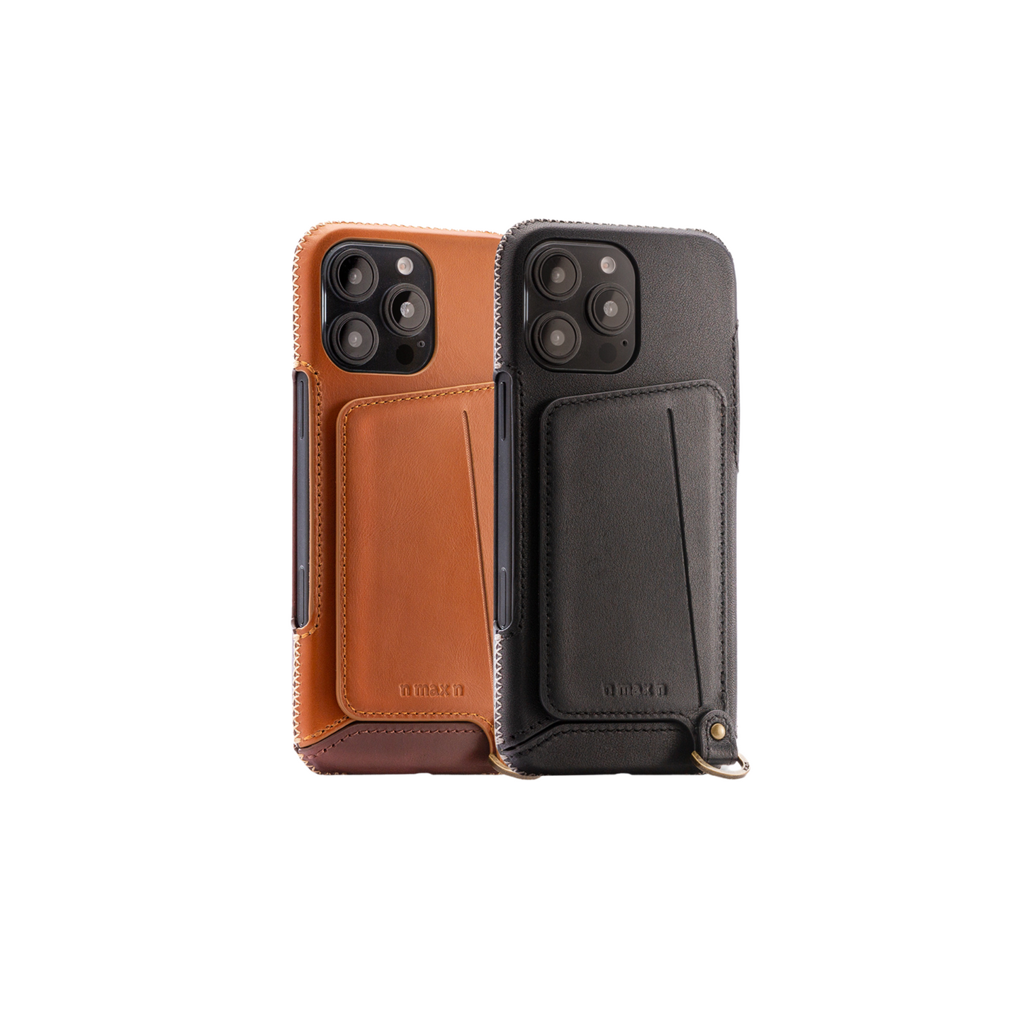 New!!Genuine Leather multi-functional Case for iPhone 16シリーズ（ハンドストラップ付）