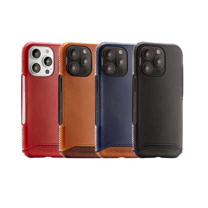 New!!Genuine Leather Full Coverage Case for iPhone 16シリーズ