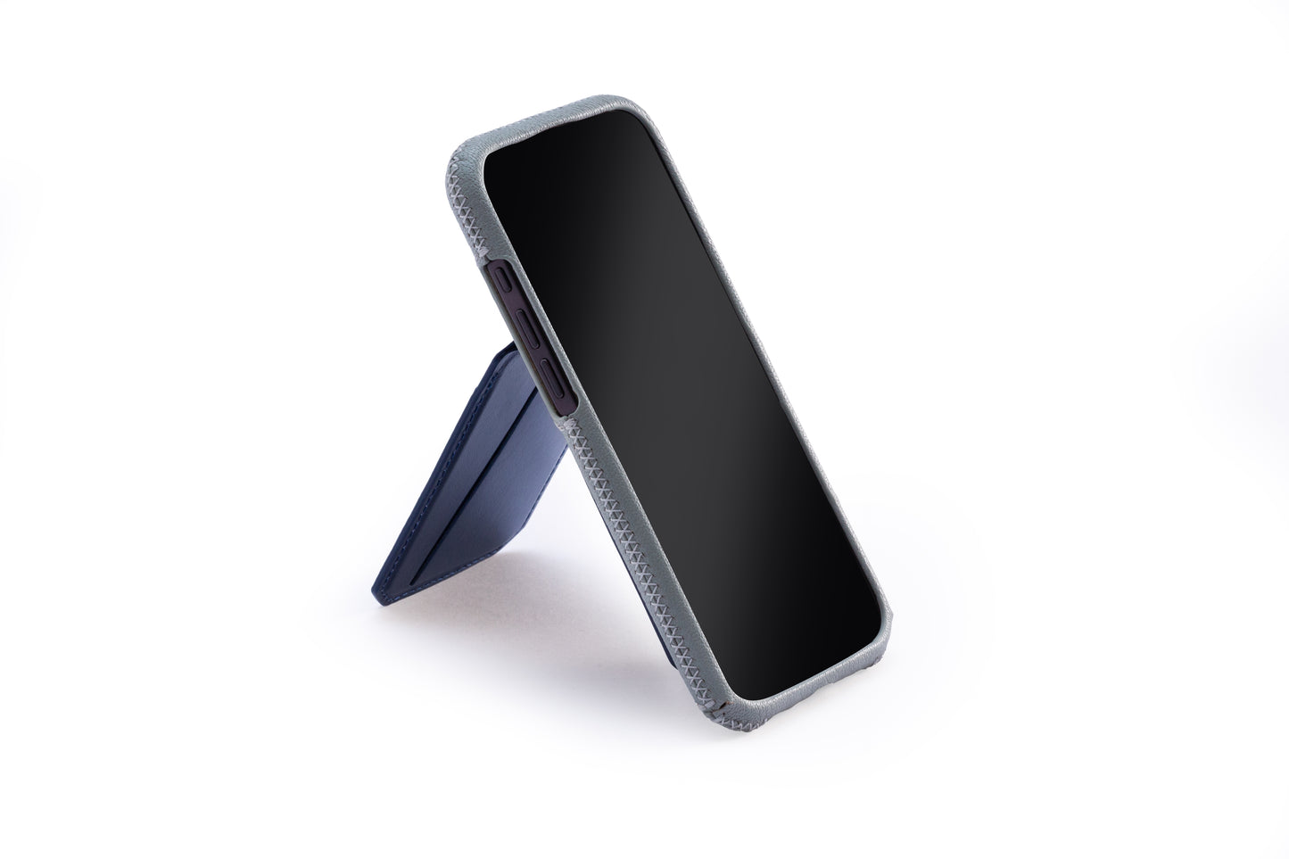 Genuine Leather Stand Card Holder for MagSafe-Compatible Phones　本革製カードホルダースタンド