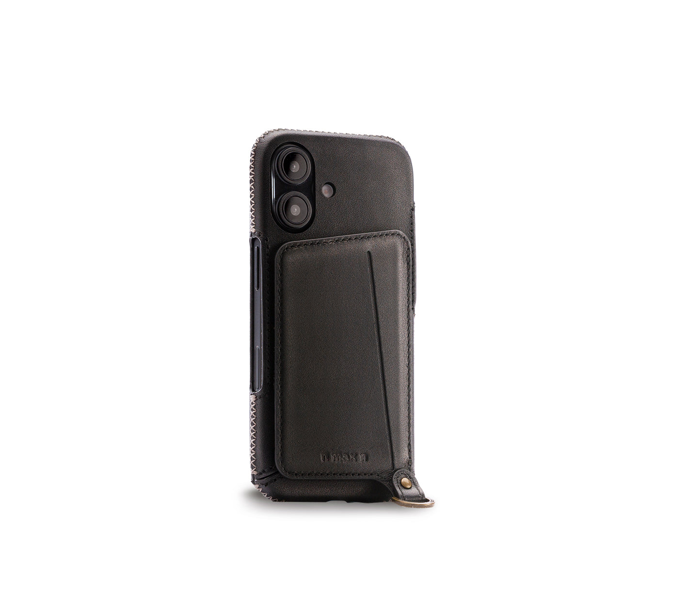 New!!Genuine Leather multi-functional Case for iPhone 16シリーズ（ハンドストラップ付）