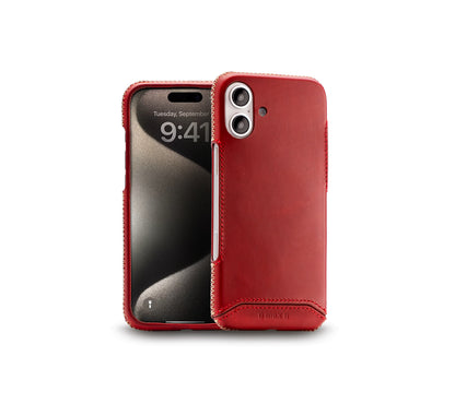 New!!Genuine Leather Full Coverage Case for iPhone 16シリーズ