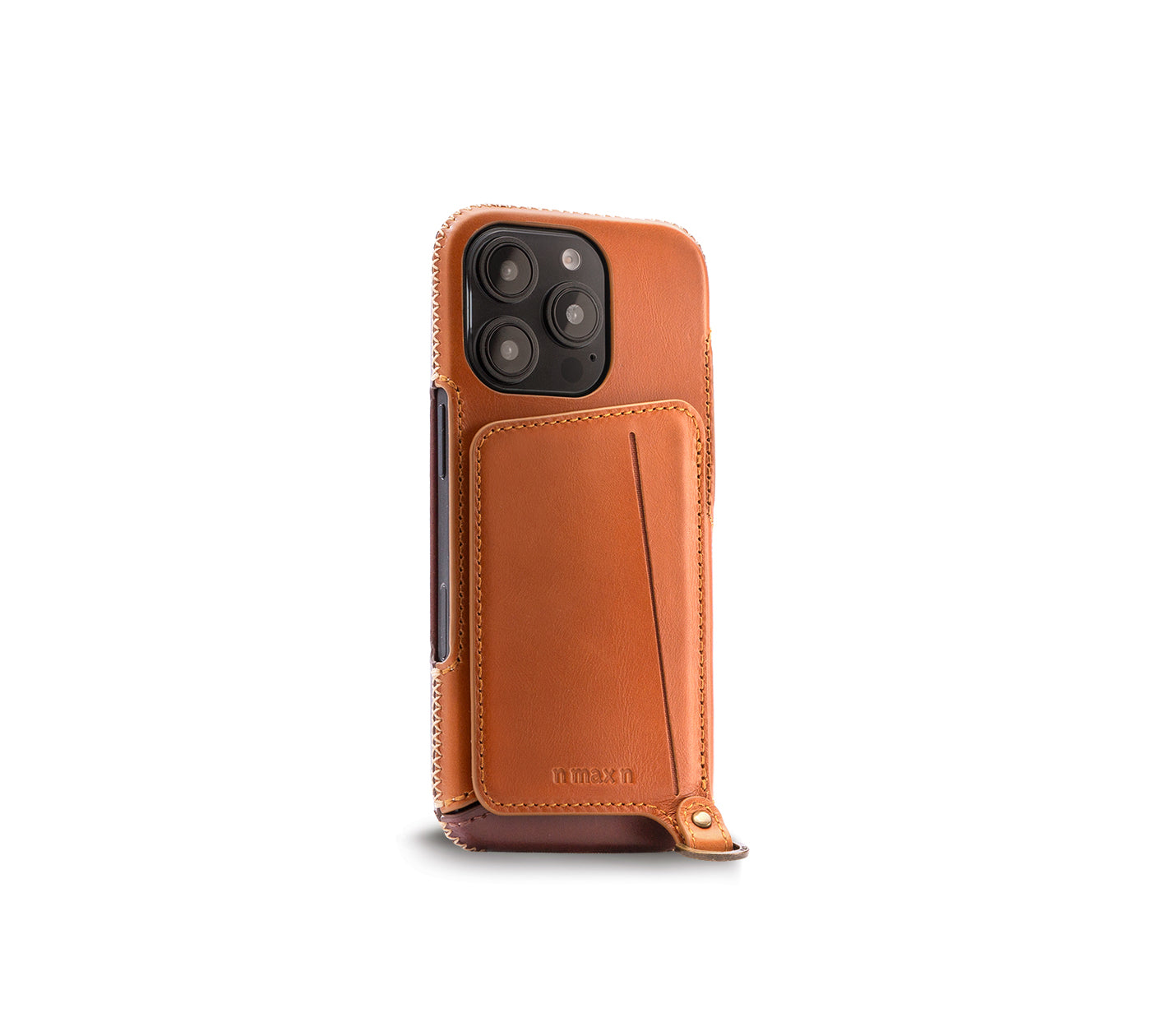 New!!Genuine Leather multi-functional Case for iPhone 16シリーズ（ハンドストラップ付）