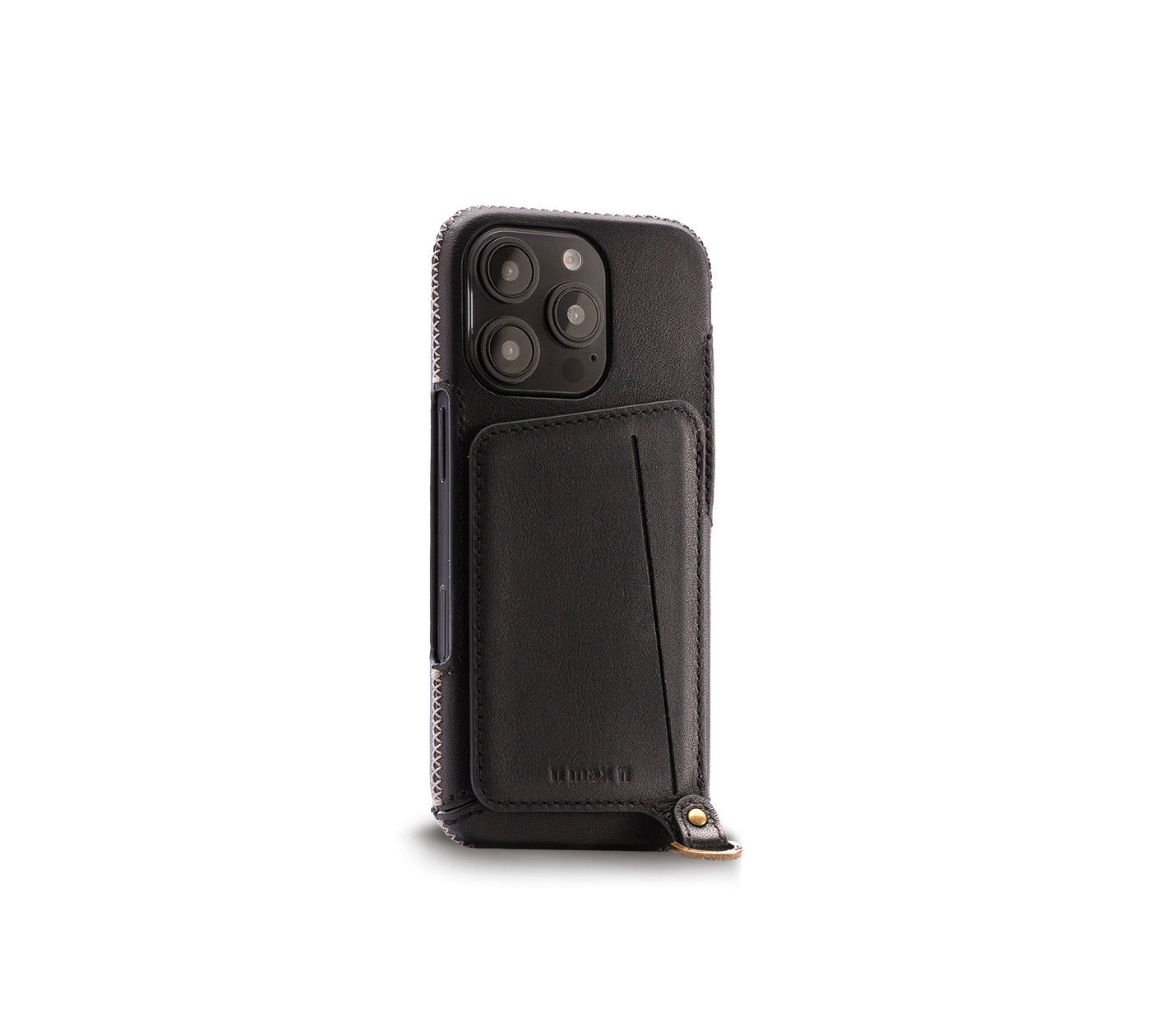 New!!Genuine Leather multi-functional Case for iPhone 16シリーズ（ハンドストラップ付）