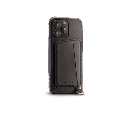 New!!Genuine Leather multi-functional Case for iPhone 16シリーズ（ハンドストラップ付）