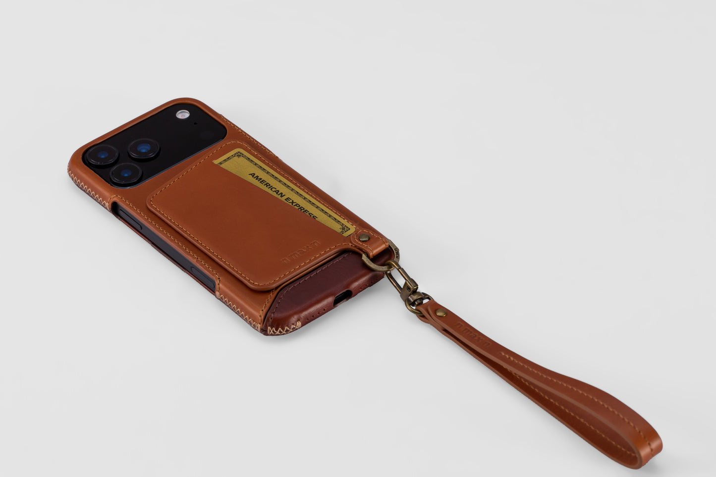 New!!Genuine Leather multi-functional Case for iPhone 17シリーズ（ハンドストラップ付）