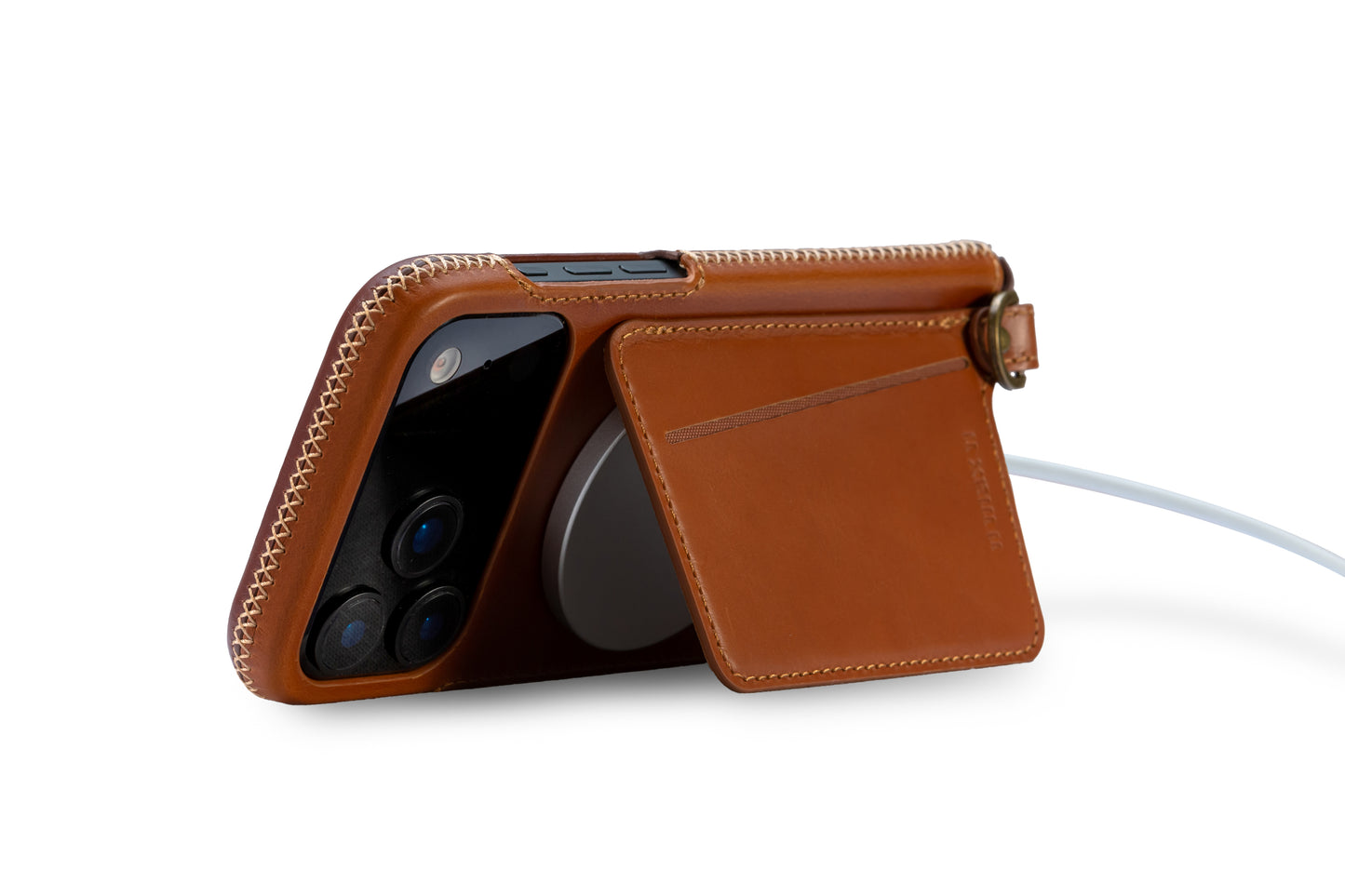 New!!Genuine Leather multi-functional Case for iPhone 17シリーズ（ハンドストラップ付）