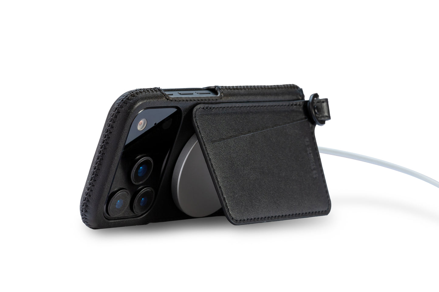 New!!Genuine Leather multi-functional Case for iPhone 17シリーズ（ハンドストラップ付）