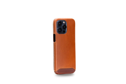 Genuine Leather Full Coverage Case for iPhone 15シリーズ
